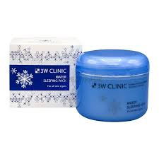 3w clinic water sleeping pack 100ml